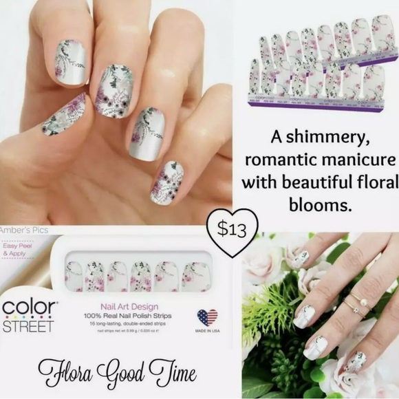 Color Street Other - 86. Color Street Nail Polish Strips - Flora Good Time